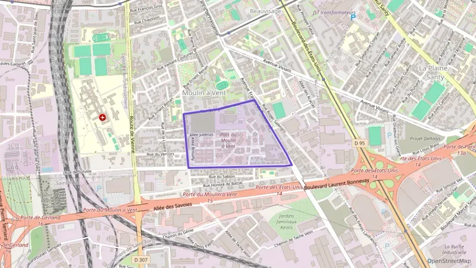 Appartement 56 m² trois pièces à vendre à Vénissieux