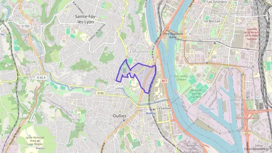Appartement 57 m² trois pièces à vendre à La Mulatière