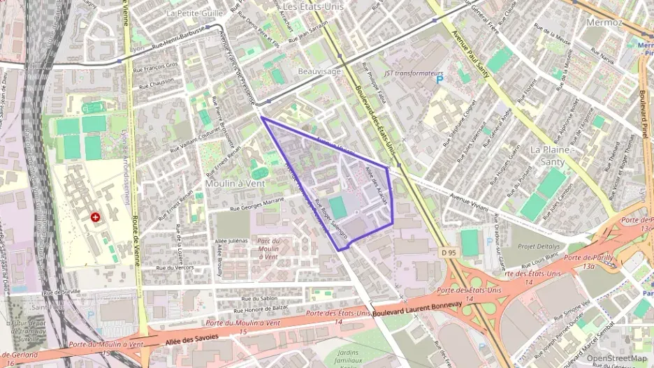 Appartement 59 m² trois pièces à vendre à Vénissieux