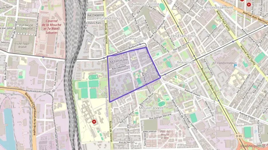 Appartement 68 m² trois pièces à vendre à Vénissieux Appartement 68 m² trois pièces à vendre à Vénissieux