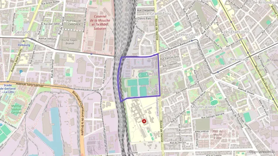 Appartement 73 m² trois pièces à vendre à Lyon 8e Arrondissement