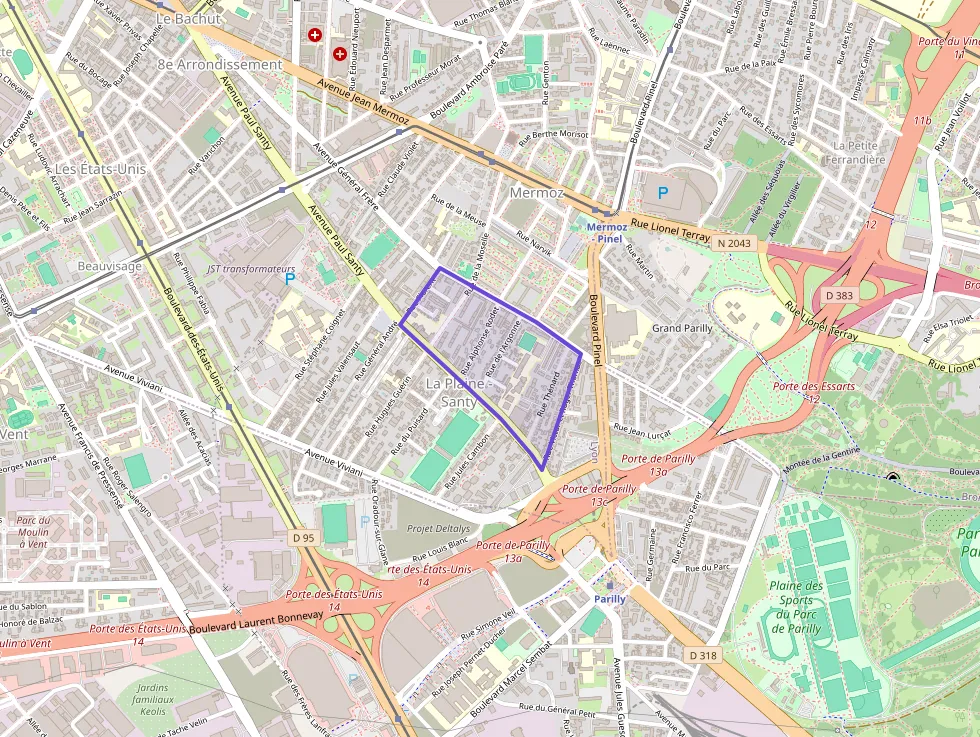 Appartement 53 m² trois pièces à vendre à Lyon 8e Arrondissement