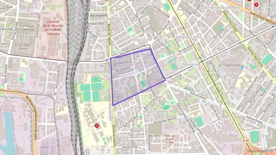 Appartement 74 m² trois pièces à vendre à Vénissieux