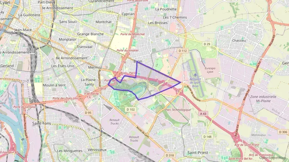 Appartement 67 m² quatre pièces à vendre à Bron