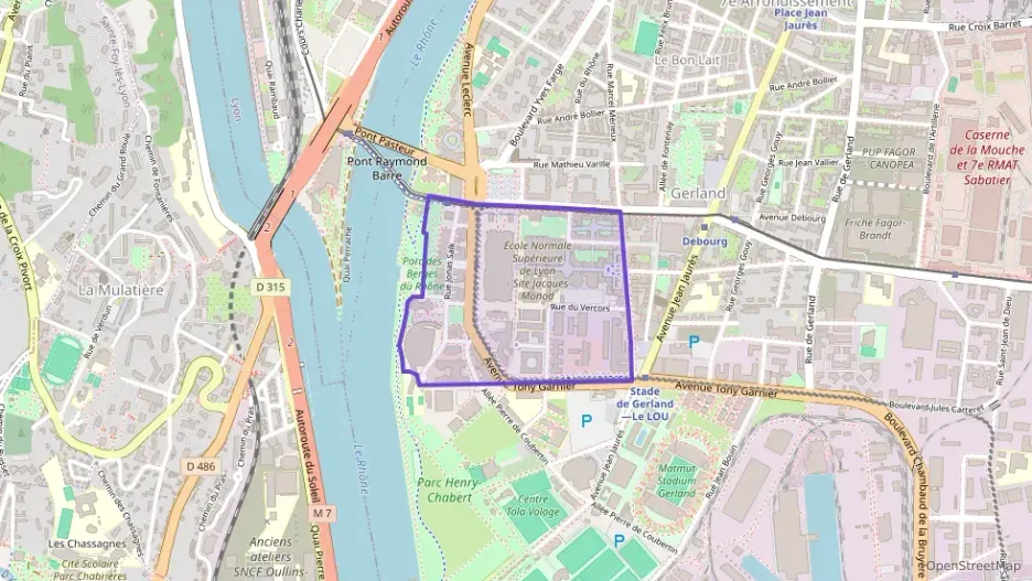 Appartement 46 m² deux pieces à vendre à Lyon 7e Arrondissement