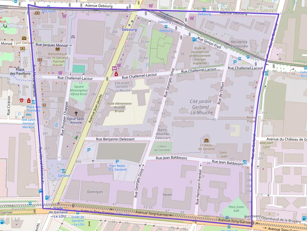 Appartement 47 m² deux pieces à vendre à Lyon 7e Arrondissement