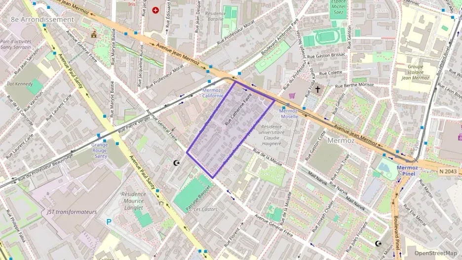 Appartement 83 m² quatre pièces à vendre à Lyon 8e Arrondissement