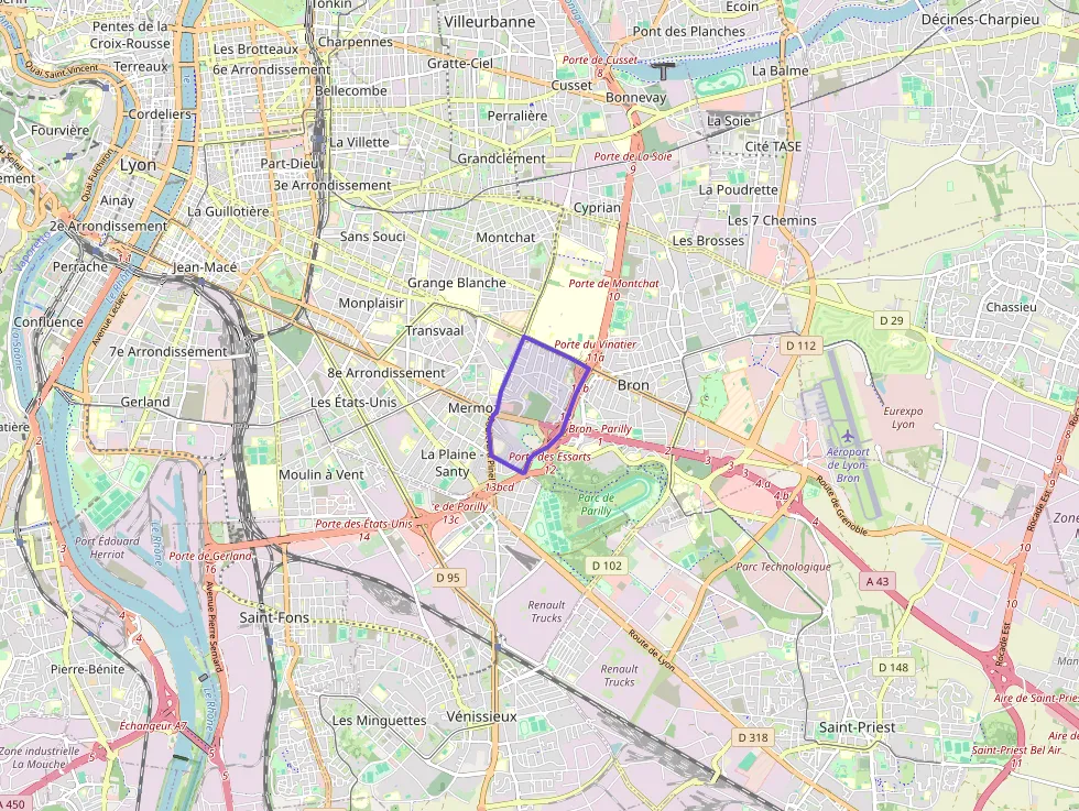 Appartement 65 m² trois pièces à vendre à Bron