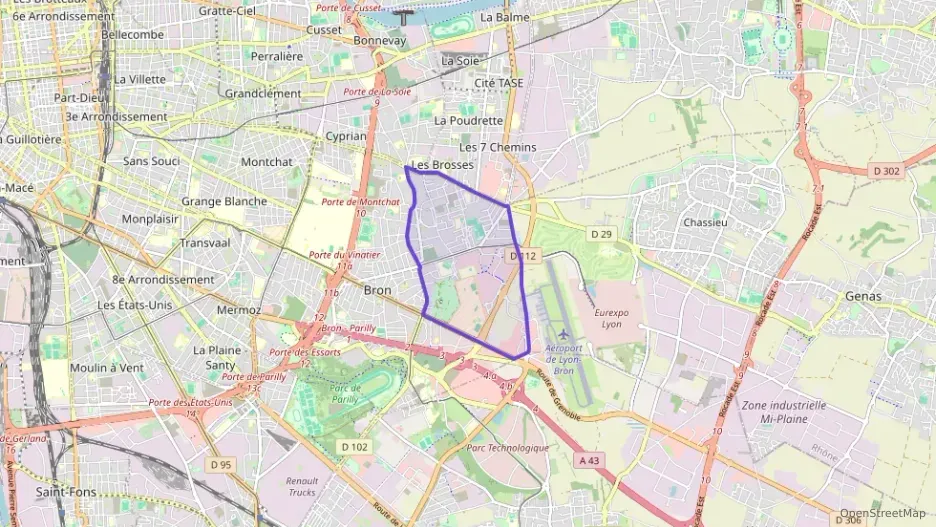 Appartement 33 m² deux pieces à vendre à Bron Appartement 33 m² deux pieces à vendre à Bron