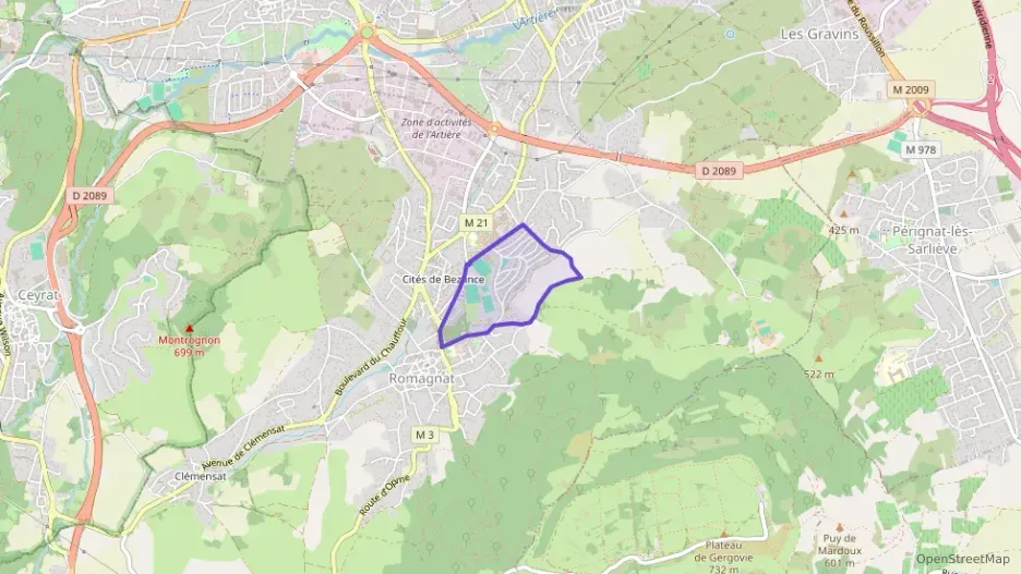 Appartement 82 m² quatre pièces à vendre à Romagnat Appartement 82 m² quatre pièces à vendre à Romagnat