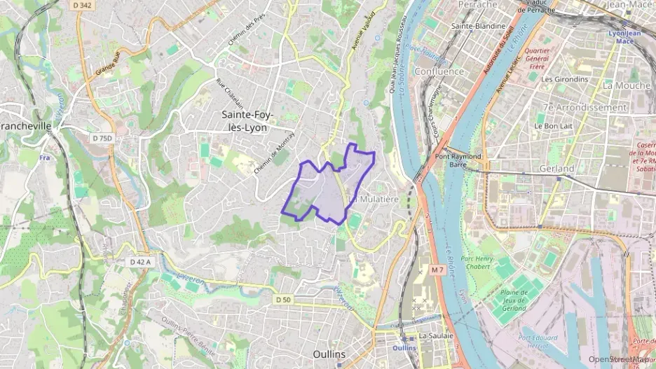 Appartement 44 m² deux pieces à vendre à Sainte-Foy-lès-Lyon