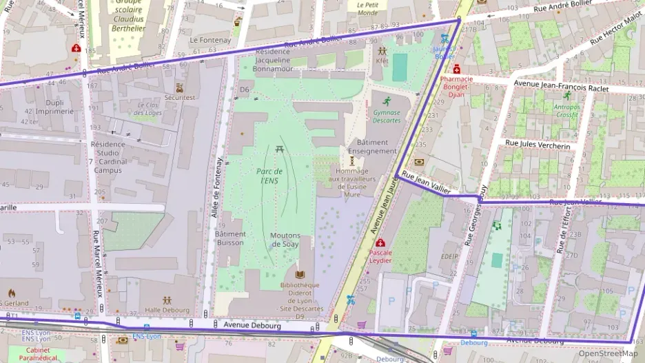 Appartement 46 m² deux pieces à vendre à Lyon 7e Arrondissement