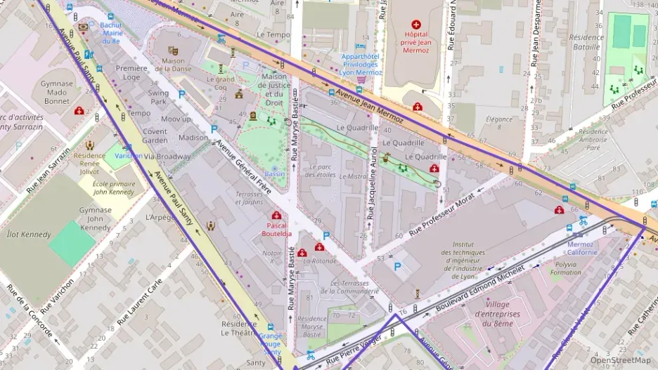 Appartement 78 m² quatre pièces à vendre à Lyon 8e Arrondissement