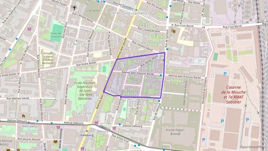 Appartement 56 m² trois pièces à vendre à Lyon 7e Arrondissement