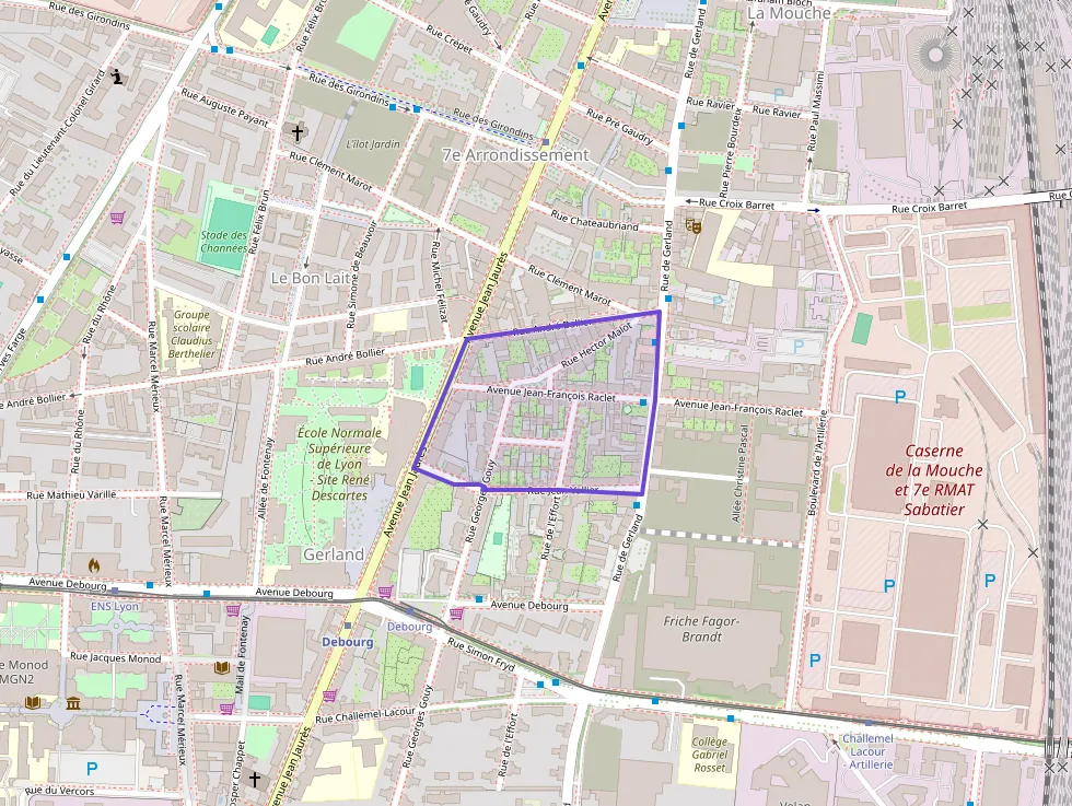 Appartement 41 m² deux pieces à vendre à Lyon 7e Arrondissement