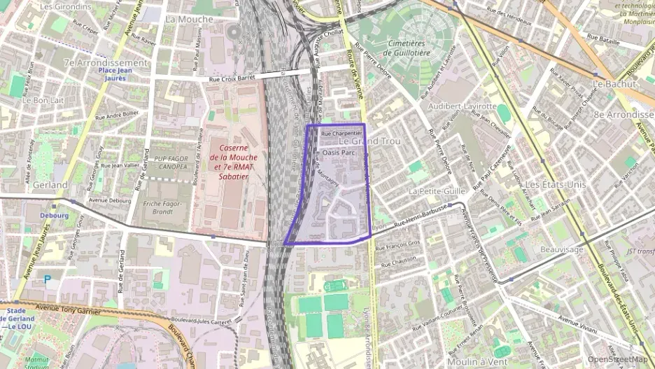 Appartement 54 m² deux pieces à vendre à Lyon 8e Arrondissement