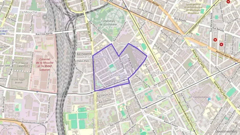 Appartement 43 m² deux pieces à vendre à Lyon 8e Arrondissement