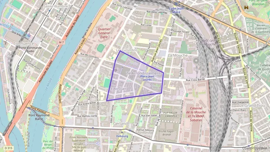 Appartement 79 m² quatre pièces à vendre à Lyon 7e Arrondissement