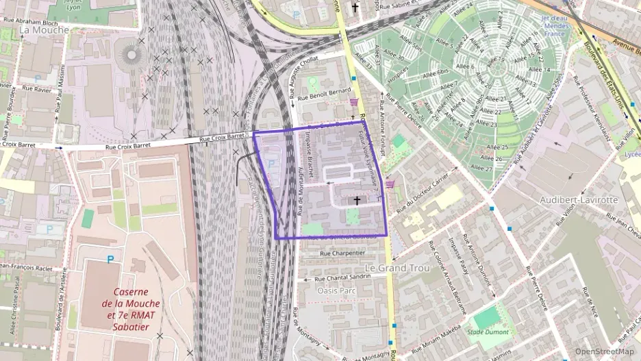 Appartement 53 m² deux pieces à vendre à Lyon 8e Arrondissement