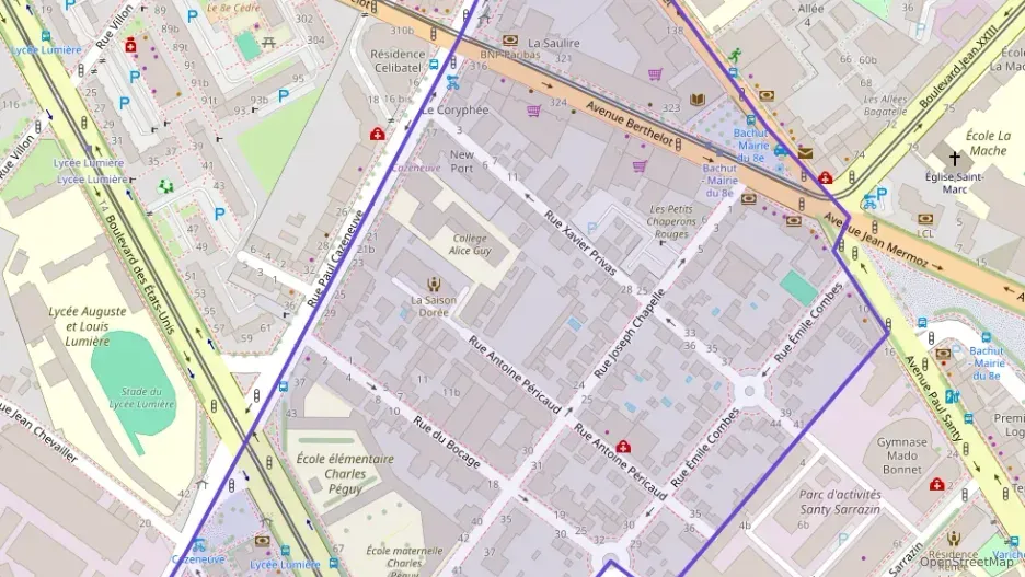 Appartement 56 m² deux pieces à vendre à Lyon 8e Arrondissement