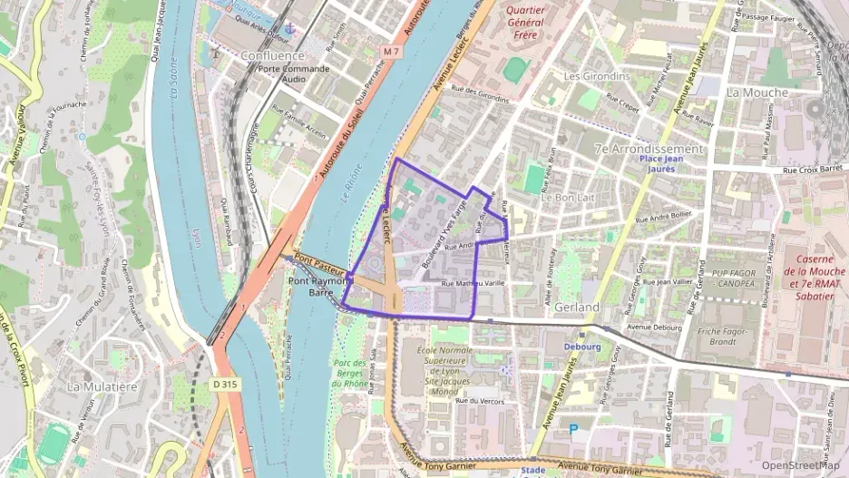 Appartement 77 m² quatre pièces à vendre à Lyon 7e Arrondissement