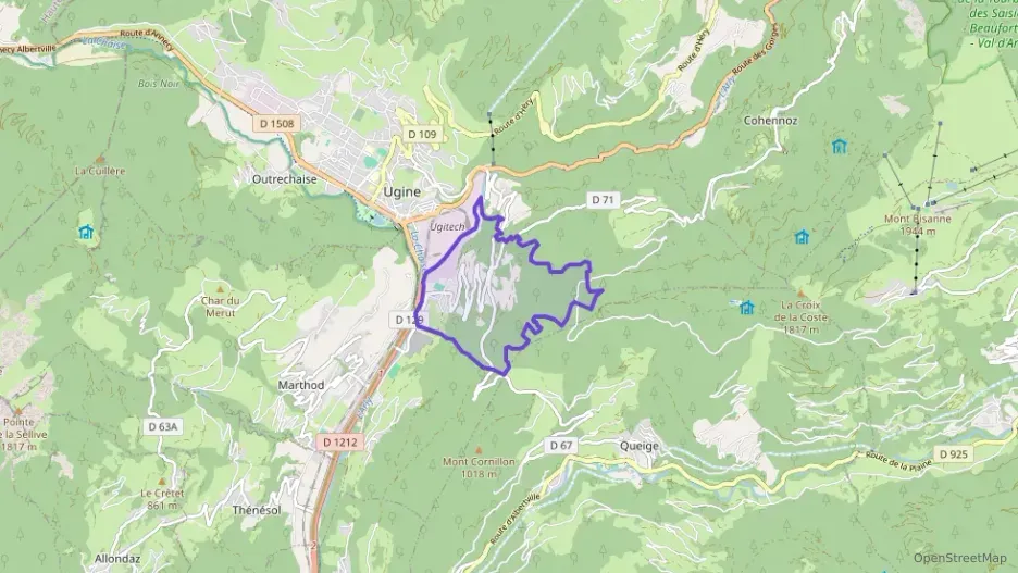 Appartement 45 m² deux pieces à vendre à Ugine