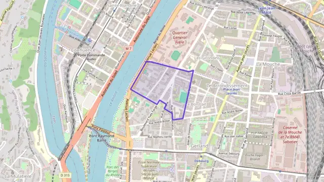 Appartement 67 m² quatre pièces à vendre à Lyon 7e Arrondissement