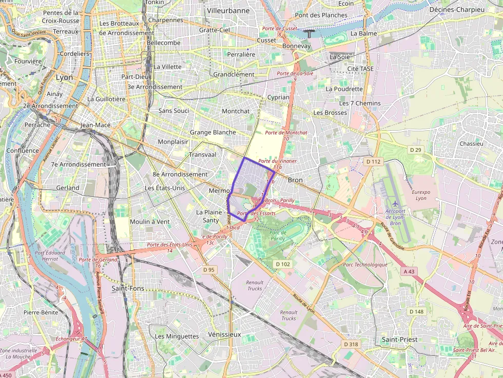 Appartement 63 m² trois pièces à vendre à Bron