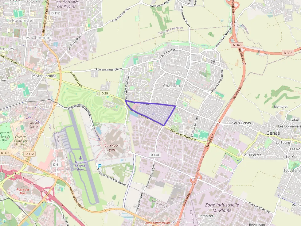 Appartement 41 m² deux pieces à vendre à Chassieu