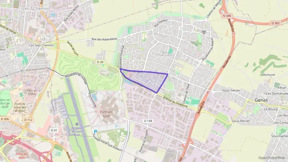 Appartement 41 m² deux pieces à vendre à Chassieu Appartement 41 m² deux pieces à vendre à Chassieu