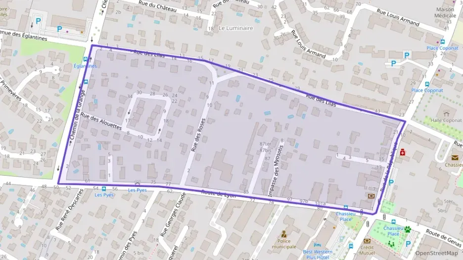 Appartement 68 m² trois pièces à vendre à Chassieu