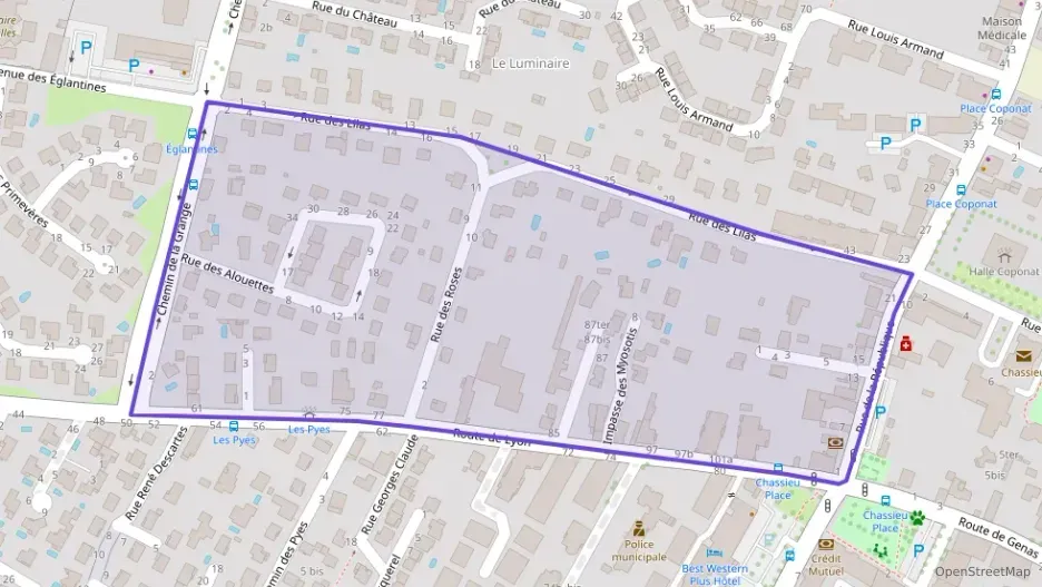 Appartement 66 m² trois pièces à vendre à Chassieu