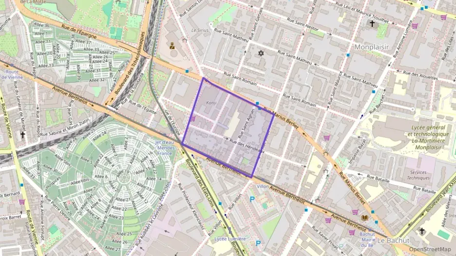 Appartement 77 m² trois pièces à vendre à Lyon 8e Arrondissement