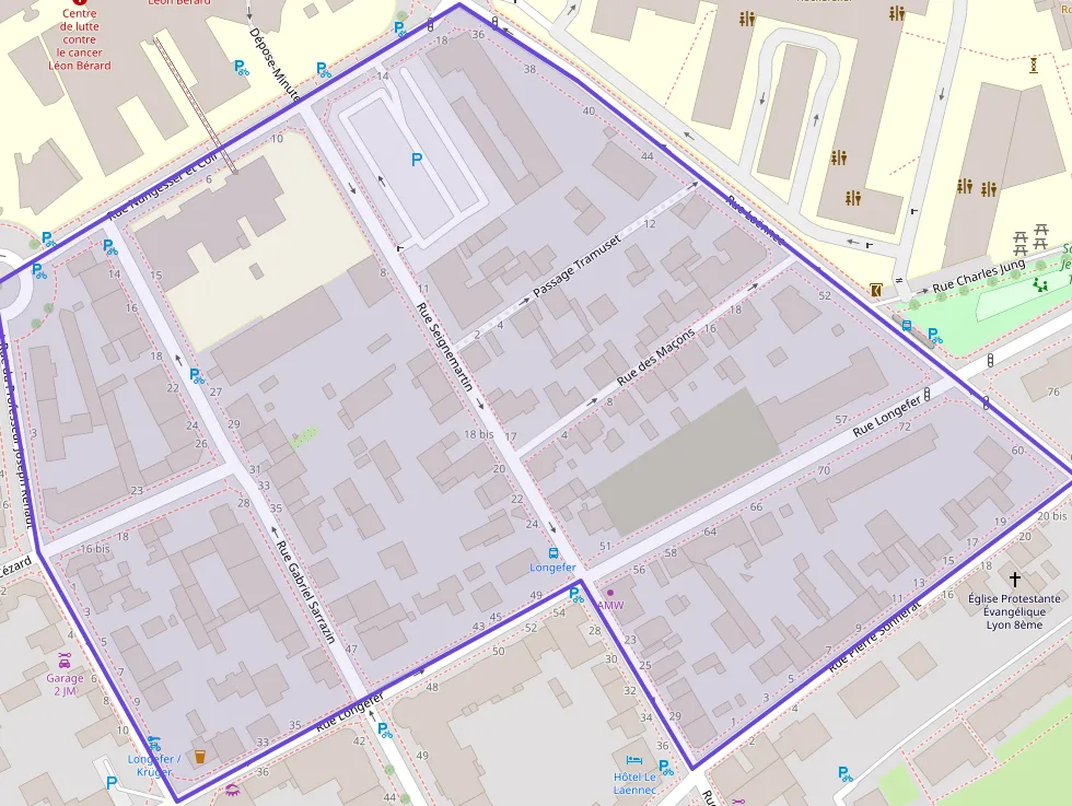 Appartement 50 m² deux pieces à vendre à Lyon 8e Arrondissement