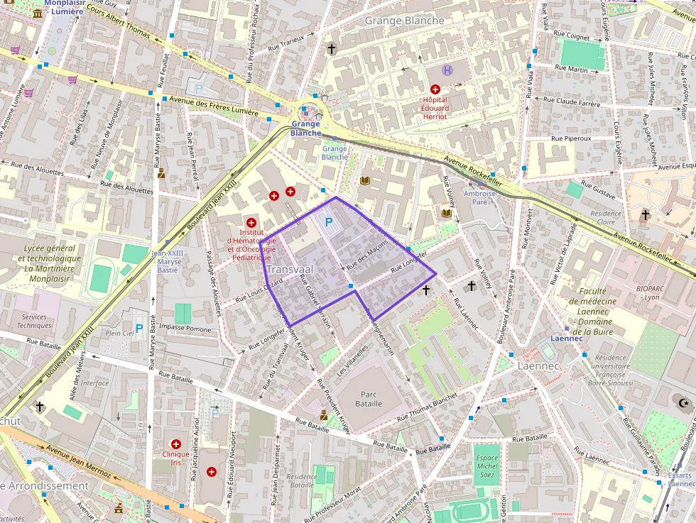 Appartement 50 m² deux pieces à vendre à Lyon 8e Arrondissement