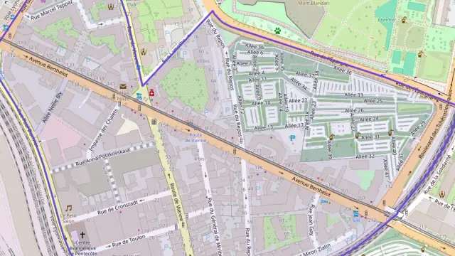 Appartement 44 m² trois pièces à vendre à Lyon 7e Arrondissement