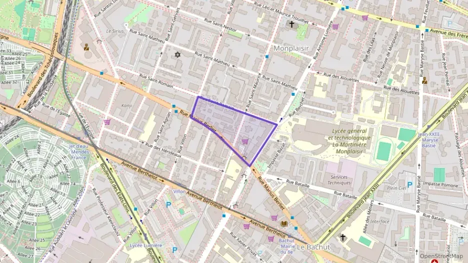 Appartement 64 m² trois pièces à vendre à Lyon 8e Arrondissement