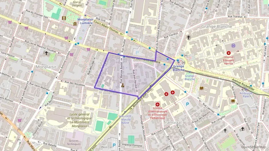 Appartement 55 m² deux pieces à vendre à Lyon 8e Arrondissement