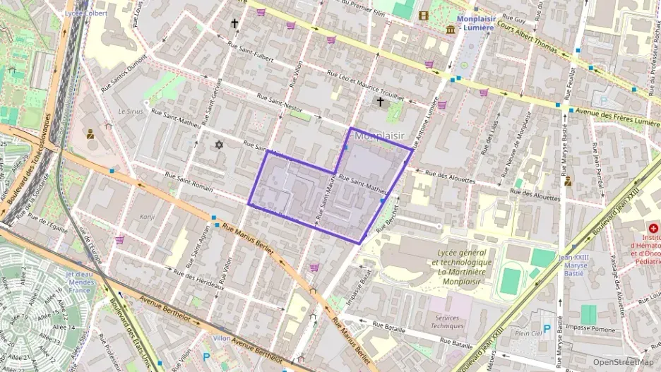 Appartement 58 m² trois pièces à vendre à Lyon 8e Arrondissement