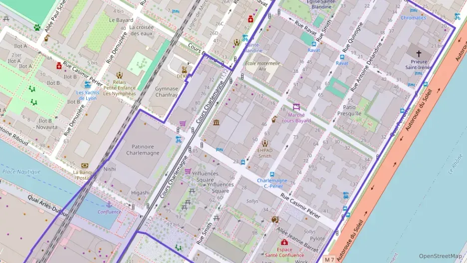 Appartement 46 m² deux pieces à vendre à Lyon 2e Arrondissement