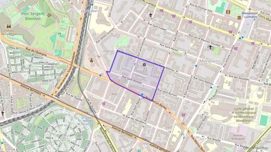 Appartement 61 m² deux pieces à vendre à Lyon 8e Arrondissement