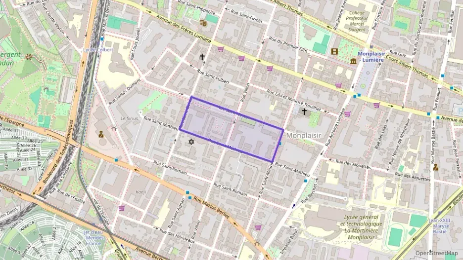 Appartement 52 m² deux pieces à vendre à Lyon 8e Arrondissement
