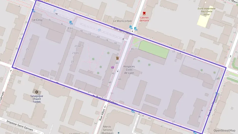 Appartement 51 m² deux pieces à vendre à Lyon 8e Arrondissement