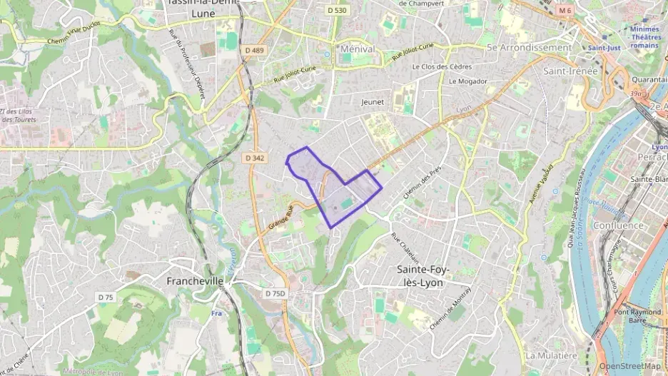 Appartement 93 m² quatre pièces à vendre à Sainte-Foy-lès-Lyon