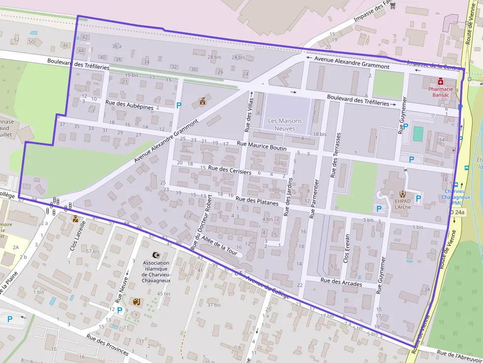 Appartement 52 m² deux pieces à vendre à Charvieu-Chavagneux