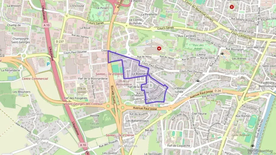 Appartement 92 m² quatre pièces à vendre à Saintes Appartement 92 m² quatre pièces à vendre à Saintes