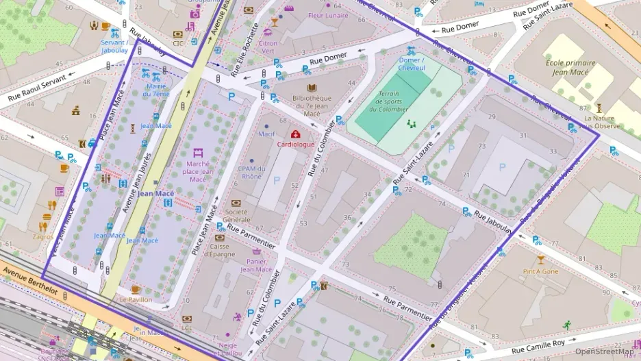 Appartement 70 m² trois pièces à vendre à Lyon 7e Arrondissement