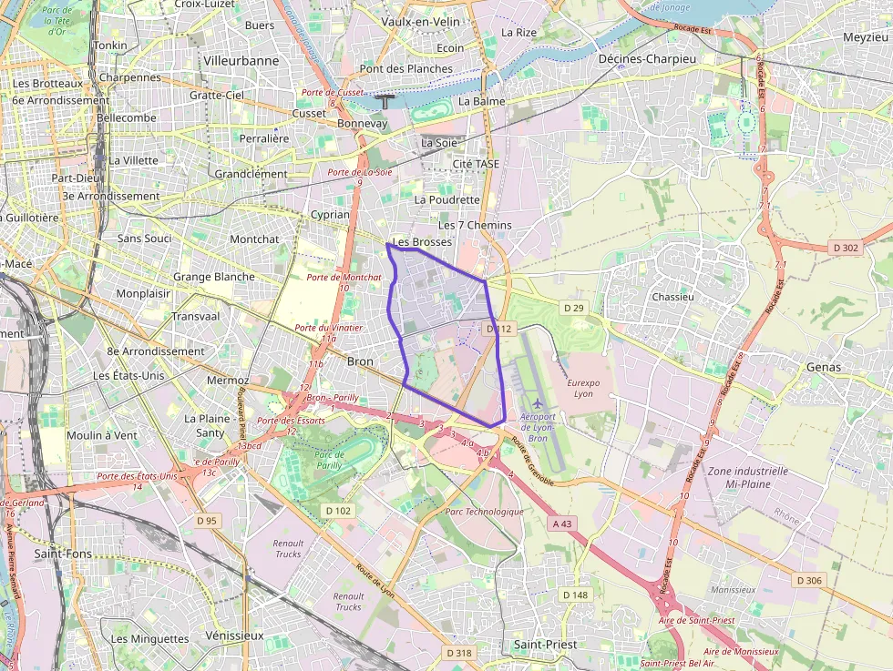 Appartement 59 m² trois pièces à vendre à Bron