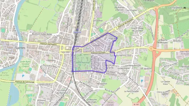 Appartement 74 m² trois pièces à vendre à Saintes