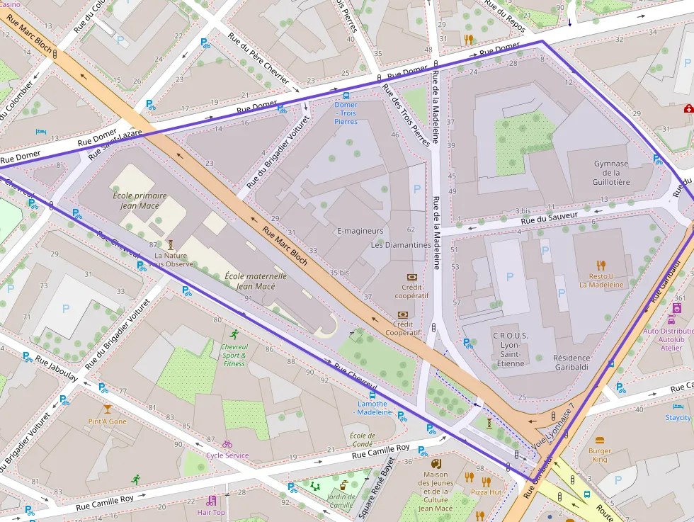 Appartement 50 m² deux pieces à vendre à Lyon 7e Arrondissement